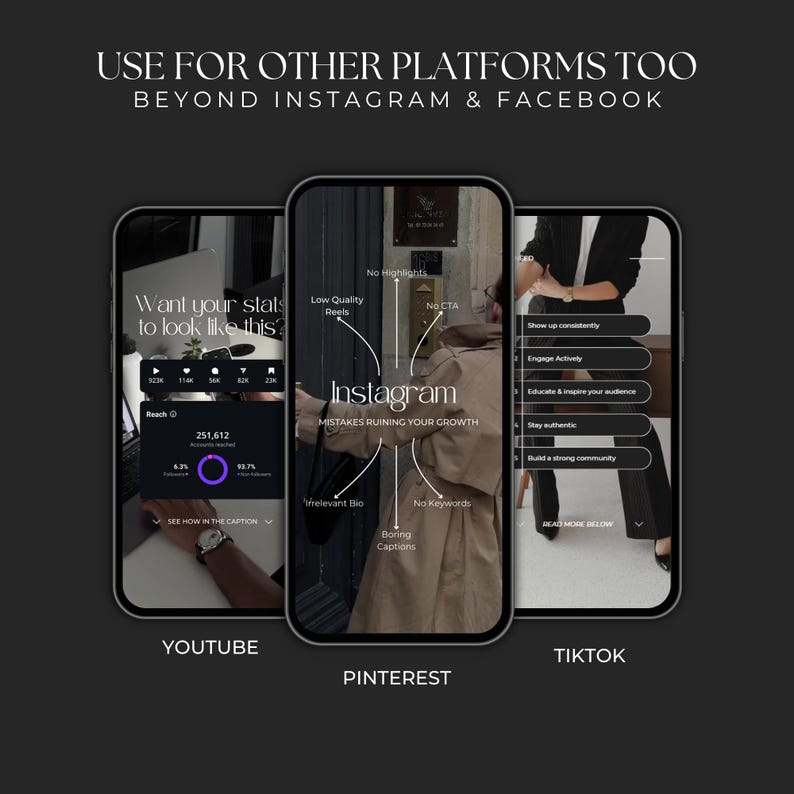 Social Media Manager Reels Bundle Template for Canva - Virtual ...