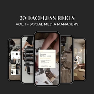 Social Media Manager Rollenbundelsjabloon voor Canva - Virtual Assistant, contentmaker - Digital Marketing Management Agency FC01