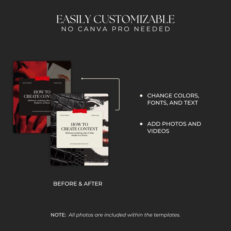 Burgundy Red Instagram Carousel Templates - Social Media Manager ...
