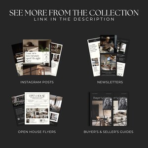 Link in Bio Template for Real Estate, Canva Website Design, Linktree Alternative Landing Page, Realtor Marketing, Digital Marketing SI01 image 8