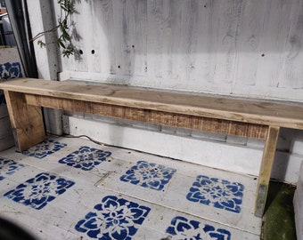 Rustic Scaffold Board Bench