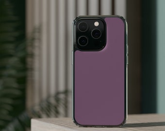 Solid Color Phone Case Mauve - Minimalist Stylish Elegant Sleek iPhone Simple Samsung Cover Gift For Her Perfect Style