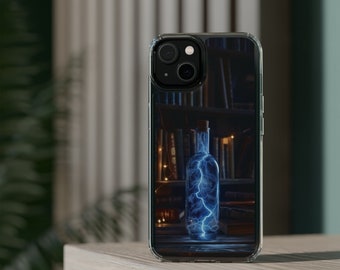 Lightning in a Bottle Phone Case - Enigmatic Design for iPhone & Samsung