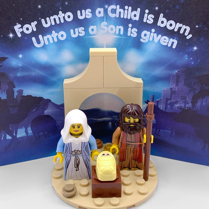 Custom Nativity Set Nativity Legos Set - Etsy