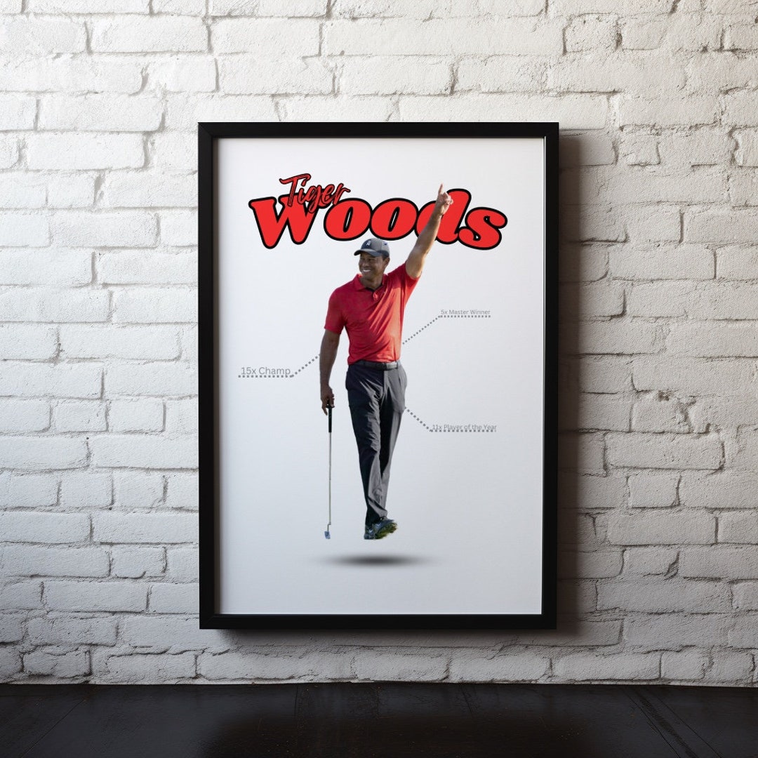 Tiger Woods Wall Artnull
