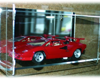 Einzelvitrine voor modelauto's in massa 1:18