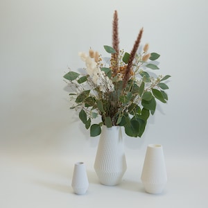 Vase / Dekovase / &quot;Gitti&quot; / 3D-Gedruckt