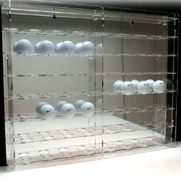 Vitrine für 56 Golfbälle