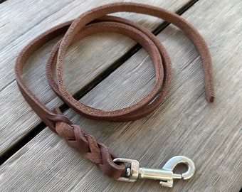 Leather training leash (10 mm)