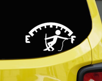 Calcomanía de coche, divertida calcomanía sarcástica para coche, parabrisas, ventana trasera, pegatinas de vinilo para pegatinas de coche, pegatina de calibre de gasolina para coche