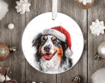 Christmas Ornaments for Dog Owners Two Sided Dog Breed Christmas Ornaments for Holidays Perfect Gift for Dog Lovers
