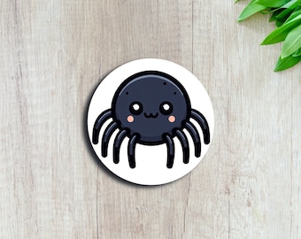 Cute Black Spider Sticker | Arachnid Stickers | Spider Stickers