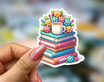 Kindle Book Stickers Water Resistant Stickers for Book Lovers Reading Essential Stickers for Book Club Stickers for Planner and Journal