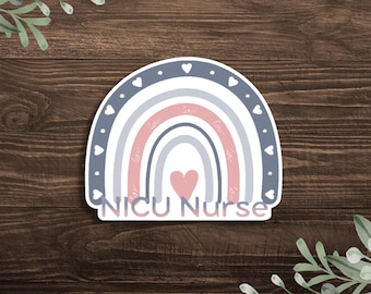 NICU Nurse Stickers for Notebook Sticker for Nurse Water Bottle Sticker for Healthcare Workers Sticker for Locker Nurse Sticker for Laptop