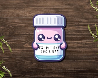 Vet Tech Sticker Cute Vet Med Sticker for Technicians and Vet Receptionist Waterbottle Sticker for Vet Tech Notebook Sticker for Vet Tech