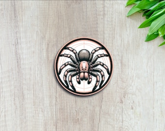 Cute Hunstman Spider Sticker | Realistic Spider Sticker | Arachnid Sticker