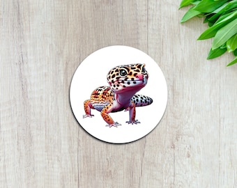 Sticker for Gecko Lover Leopard Gecko Sticker for Lizard Lover Exotic Pet Sticker for Notebook Sticker for Fun