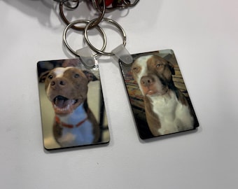 Custom Photo Double-Sided Keychain Personalized Photo Gift Custom Key Ring Customizable Picture Keychain Unique Keepsake Gift
