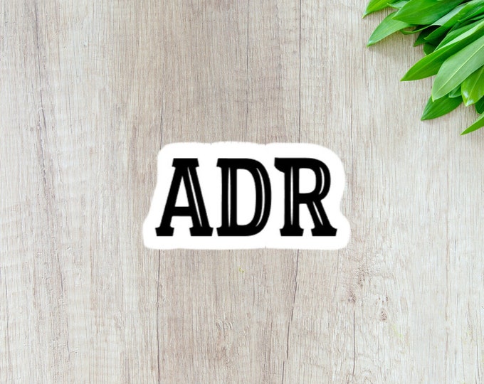 Featured listing image: ADR Vet Med Sticker, Vet Tech Sticker, Veterinary Medicine Sticker