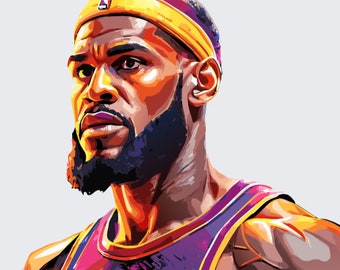 Lebron James SVG PNG