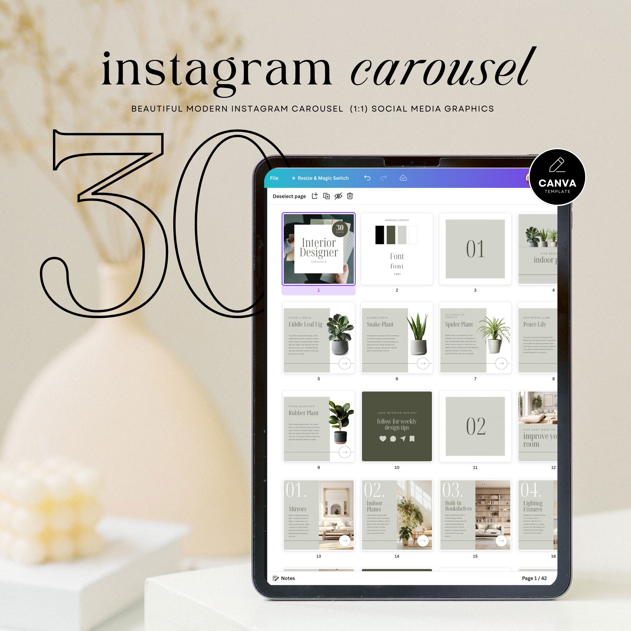 Interior Design Instagram Content, Instagram Interior Designer Carousel ...