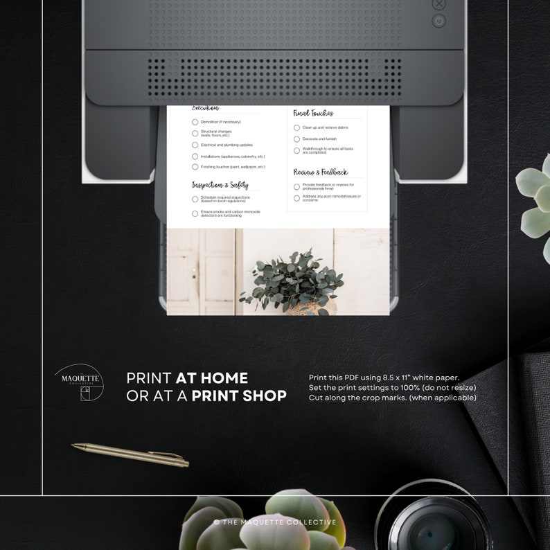 Home Remodel Checklist, Home Renovation Guide Printable, House Upgrade ...