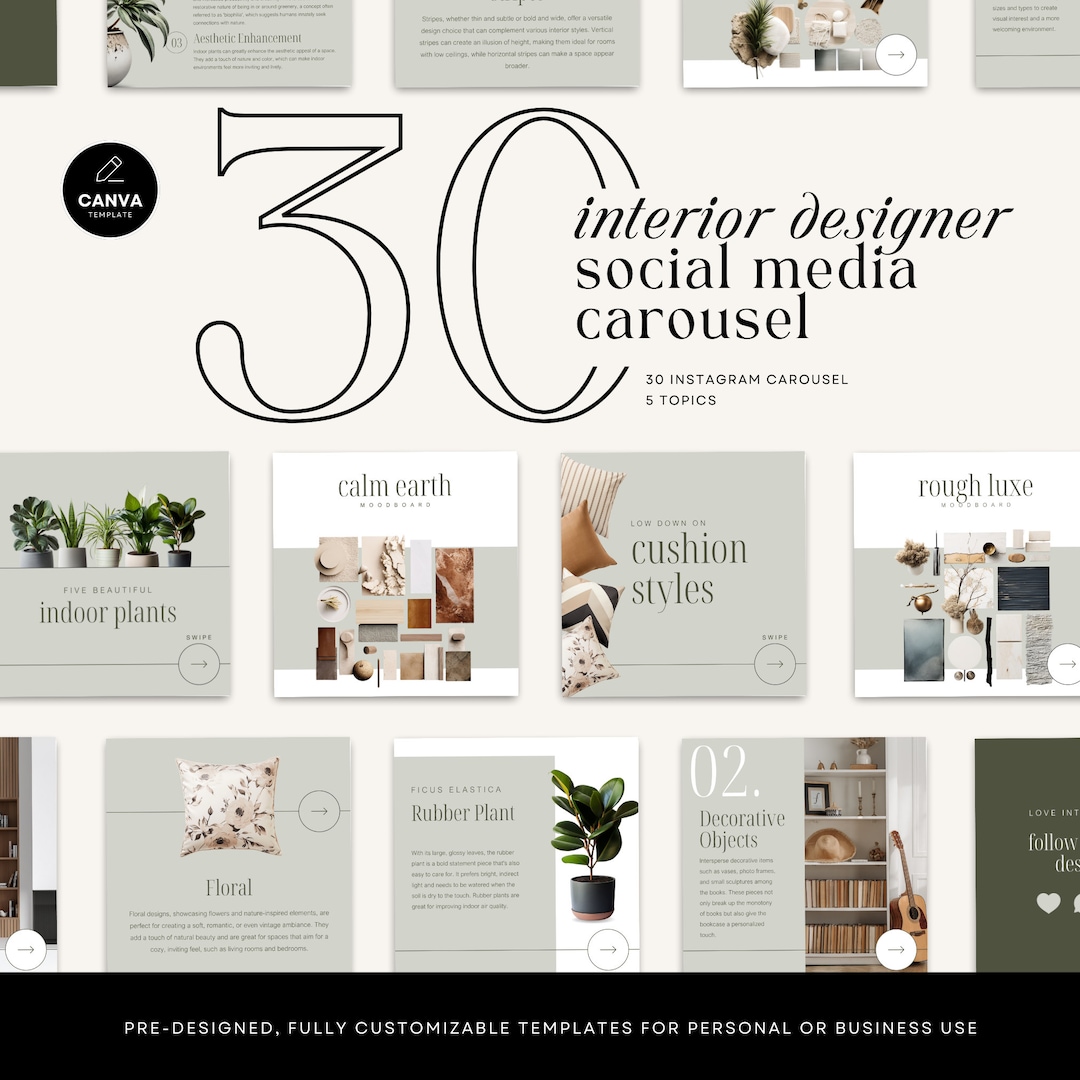 Interior Design Instagram Content, Instagram Interior Designer Carousel ...