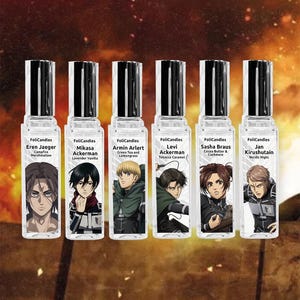 Eren Yeager Fragrance | Handcrafted Attack on Titan Inspired Perfume | Otaku Gift for Anime Fans