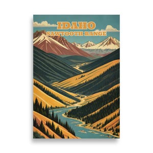 Catena montuosa Idaho Sawtooth V02