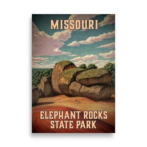 Parco statale di Elephant Rocks del Missouri V02