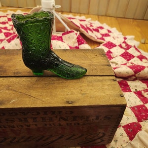 Vintage Glass shoe