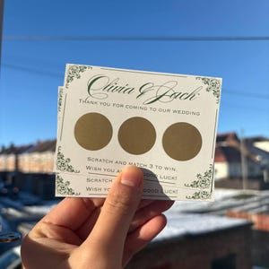 Carte de mariage personnalisée à gratter, Jeu de table pour mariage, Carte de cadeaux de mariage, Cadeau de papeterie de mariage, Jeton pour boissons, Jeu de mariage amusant, Simple