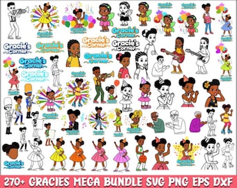 Gracie Corner and Friends svg, Gracie Corner SVG, Gracie Corner Bundle, svg, Cricut, Png, Jpg, Dxf, Digital Download