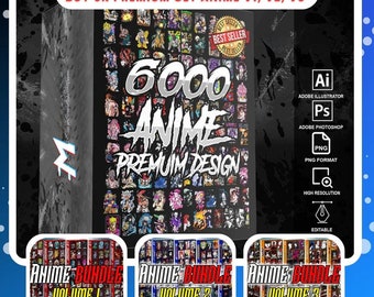 Mega Design Bundle: 6000+Bonus Designs, Anime, and Logo Styles Featuring Premium Content and Unlimited Lifetime Access, perfect for clothing