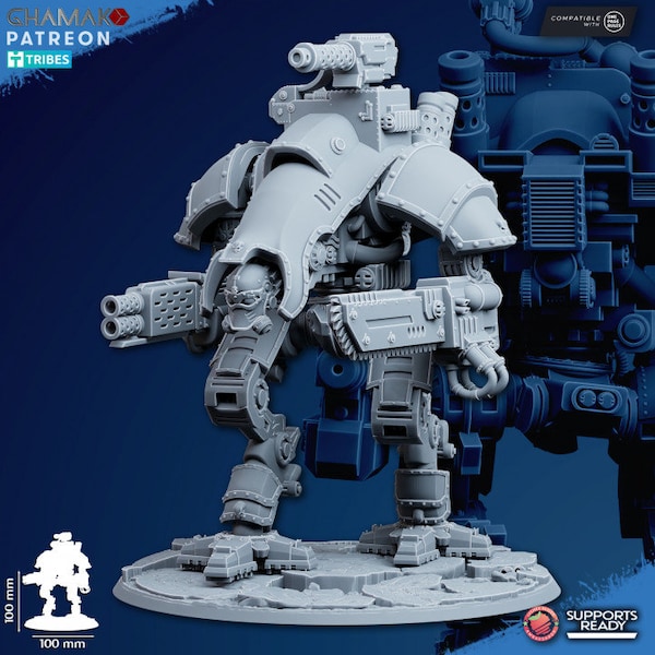 Titan Bellatorius - Ghamak compatible avec les wargames sur table