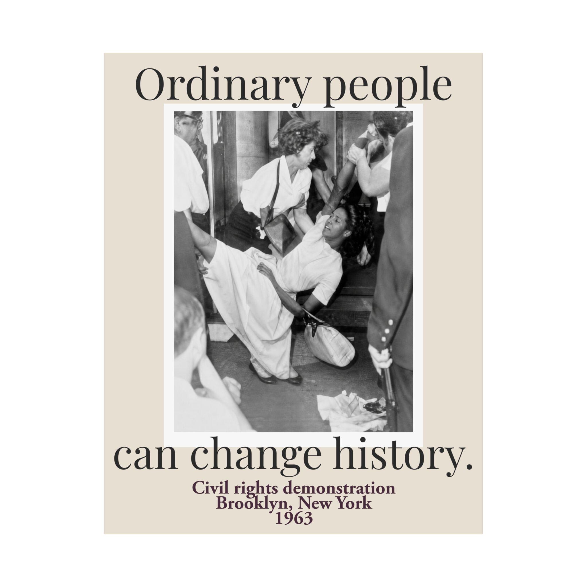 Civil Rights Poster Print | Women in History | Black History Classroom ...