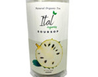 Ital Organics 100% Organic Soursop Tea, 14 Tea Bags