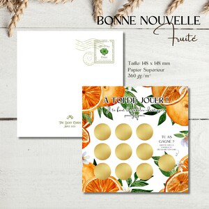 Carte à gratter - Carte - Carte personnalisable - Anniversaire - Cadeaux - Mariage - Naissance - Fête - Chance - Personnalisation -