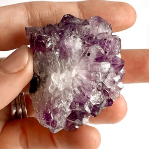 High Grade Uruguay Amethyst – Multi-Color Quartz Cluster | Ethical Crystal for Healing & Decor Healing Stone Home Decor