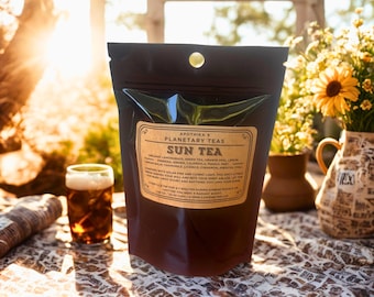 Energy Tea – Citrus Ginger Green Tea for Focus & Mood | Organic Loose Leaf Herbal Blend for Morning Energy and Uplift
