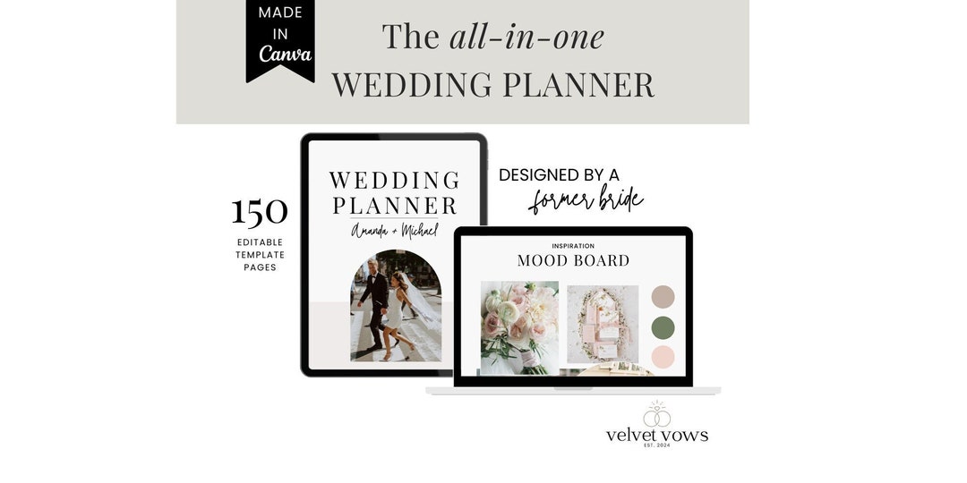 Personalized Wedding Planner, DIY Wedding Planner, Digital Wedding ...