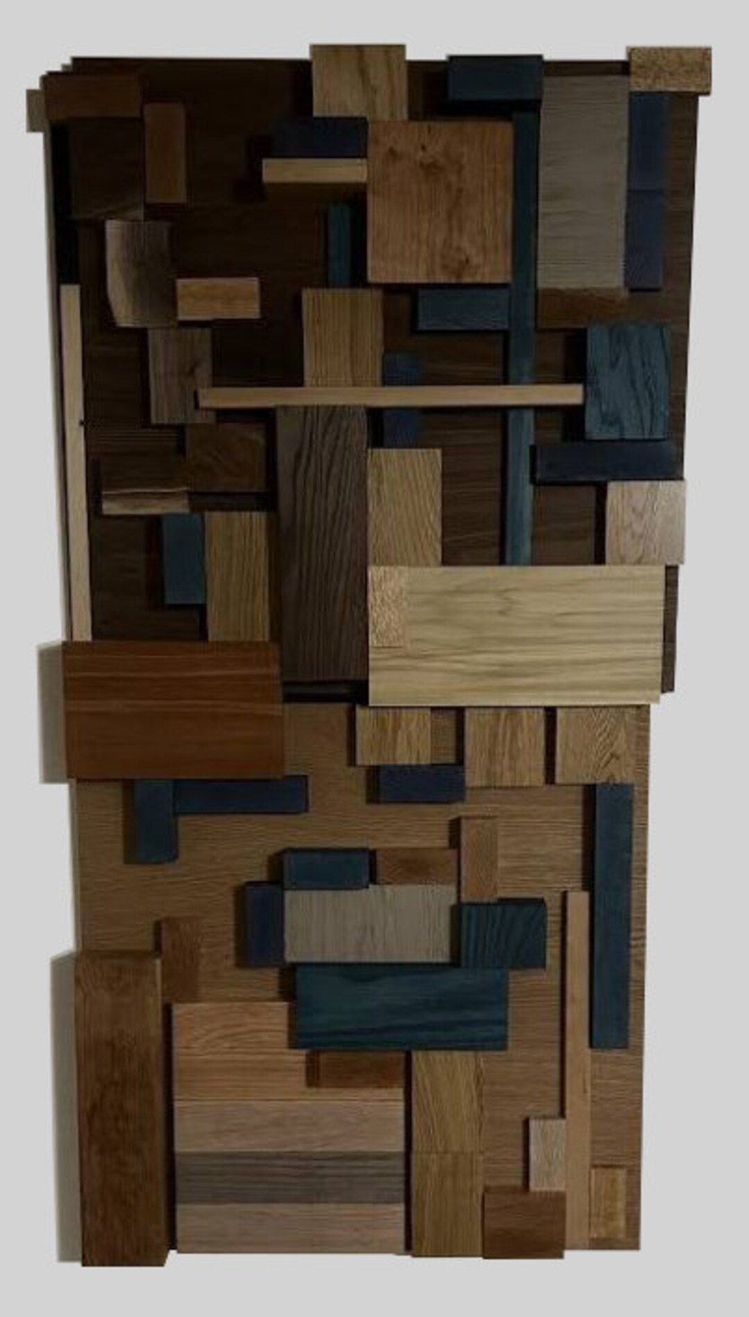 Picture of Geometric Wood Art, Texture Art, Dimensional Wall Art, Dimensional Wood ...