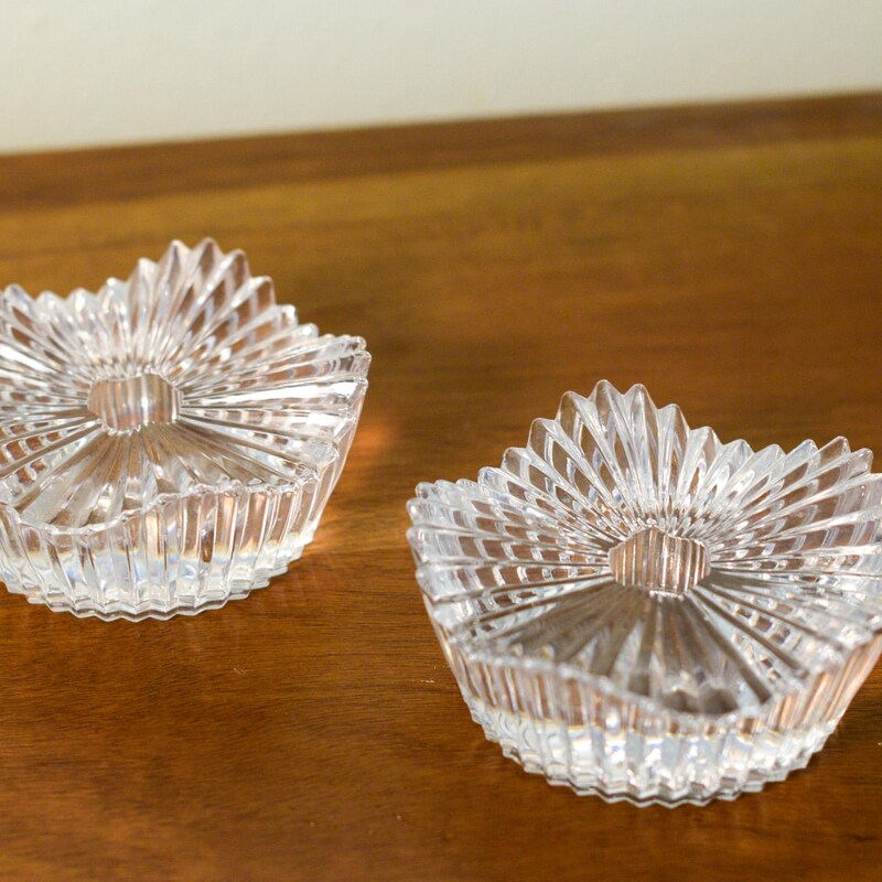 Set De 4 Bougeoirs Mikasa En Cristal – Hauteur 14 Cm – Style Contemporain
