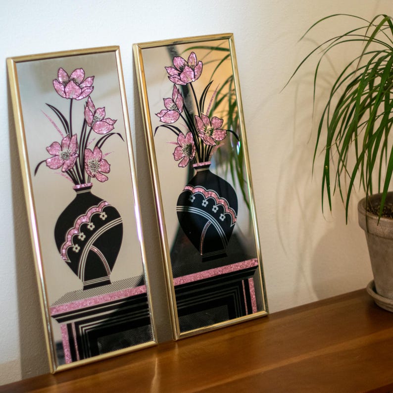 Stunning Art Deco Mirrored Wall Panels image
