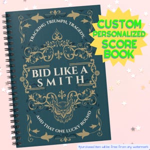 Carnet de scores personnalisé, spirale personnalisée de suivi des scores, cadeau de pendaison de crémaillère, carnet de pointage de cartes à jouer pour couple, bloc-notes pour les amateurs de jeux vidéo
