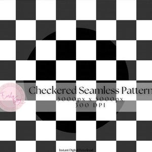 Black White Checkered Seamless, Black Checkered Repeating, Black White Checkered, Halloween Checkered Pattern, Checkerboard Repeat Patterns
