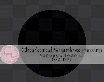 Black Checkered Seamless, Black Checkerboard Seamless Pattern, Halloween Checkered Seamless, Check Digital Paper, Checkered Seamless PNG
