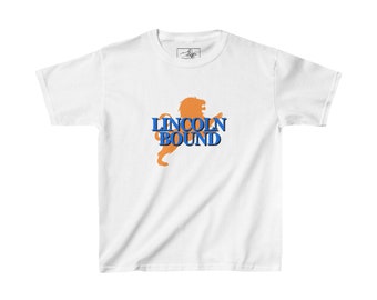 Lincoln University Lions Bound, Kids White T-Shirt