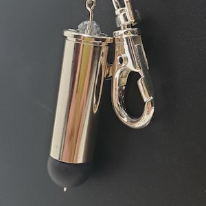 44 Mag bullet keychain, bullet keychain, silver bullet keychain, bullet jewelry, badass keychain
