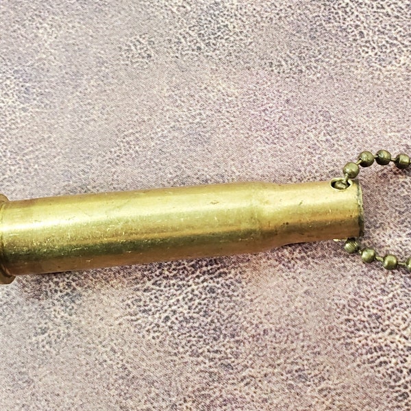 Fired 30 30 bullet case keychain, bullet keychain, spent bullet, ball chain keychain, bullet jewelry